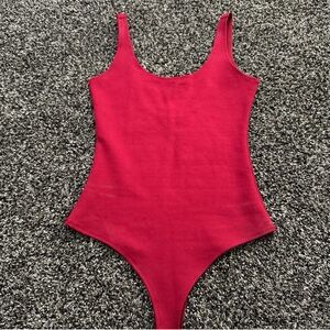 Stylish Red Women's Bodysuit